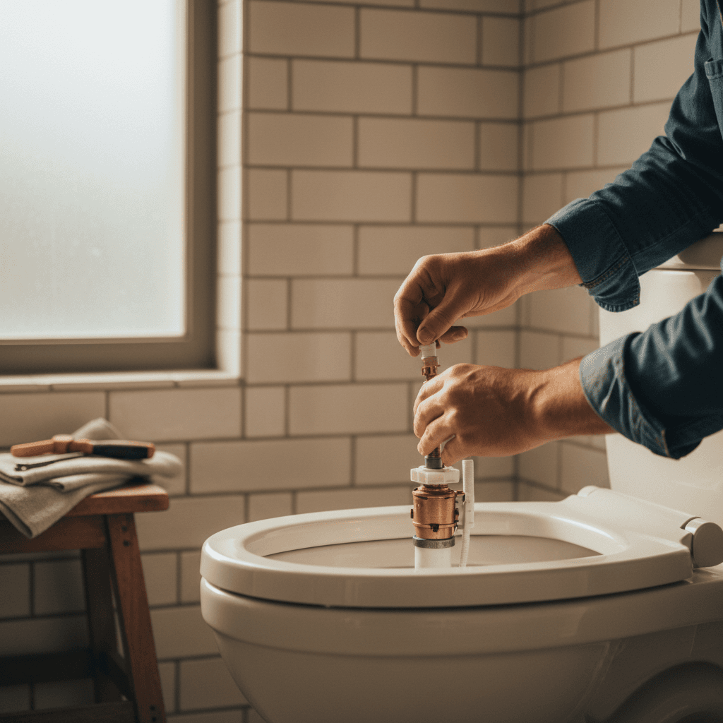 Toilet and faucet repair