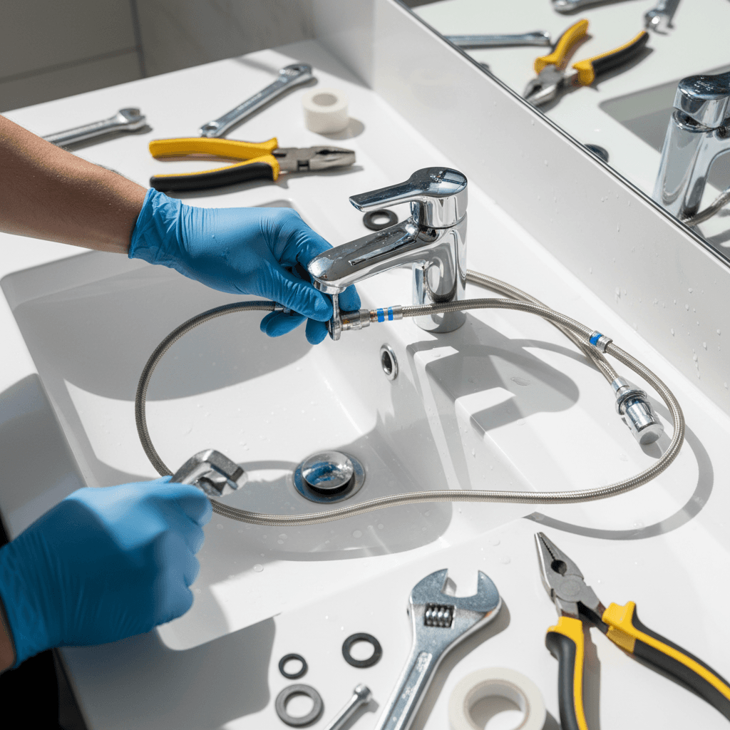 Faucet and sink repairs