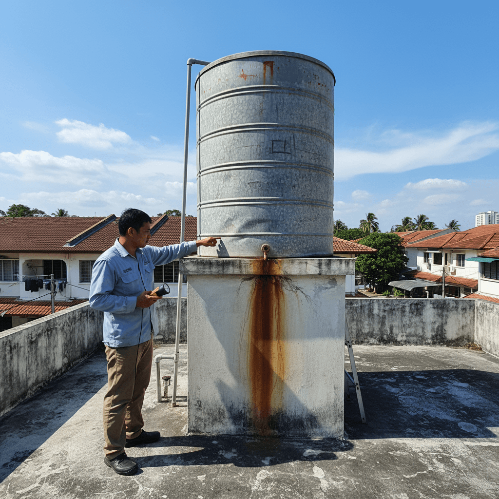 Water tank leak services